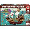 EDUCA Detektívne puzzle Pirátska loď 50 dielikov