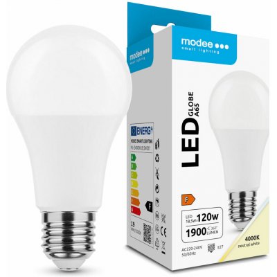 Modee Lighting LED žiarovka Globe A60 18,5W E27 270° 4000K 1521 lm ERP ML-G4000K18,5WE27