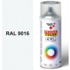 Sprej biely lesklý 400ml, odtieň RAL 9016 farba dopravná biela lesklá, Schuller Ehklar, farby v spreji PRISMA COLOR 91310