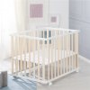 roba Foldable Playpen 70 x 100 2024 Bicolour drevená ohrádka