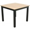 Doppler EXPERT WOOD antracit - gastro hliníkový stôl 90 x 90 x 75cm, hliník