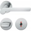 FSB dveřní kování 12 1021 ASL, klika-klika, rozeta, WC, nerez mat