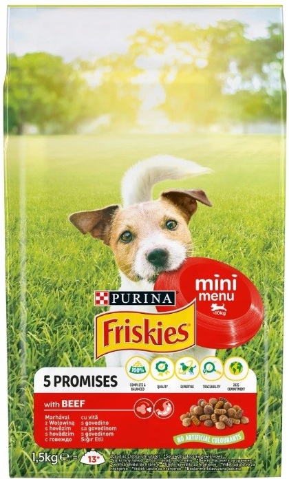 Friskies Mini Menu Hovězí se zeleninou 1,5 kg