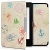 Puzdro KW Mobile - Stamp Mark - KW4664427 - pre Amazon Kindle Paperwhite 4 (2018) - viacfarebné (KW Mobile obal na Amazon Kindle Paperwhite 4 (2018), flip, Stamp Mark, viacfarebné, AutoSleep + záruka