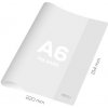 Obal na zošit A6 PVC 220x154 mm, hrubý 120 mic /transparentný, 1 ks