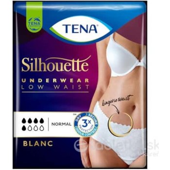 TENA Silhouette Normal Low Waist Blanc M 6 ks