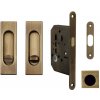 MPkovania FT - Set na posuvné dvere - WC - HR, BRM - bronz matný (F43)