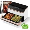 Cosori Dual Blaze TwinFry chytrá horkovzdušná fritéza10 L, keramika, bílá