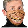 Maska na tvár Widmann zombie latex hnedá