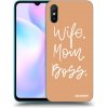Picasee silikónový prehľadný obal pre Xiaomi Redmi 9A - Boss Mama