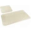 EUROMAT Kúpelňové predložky LOMBOK ecru 2ks/sada
