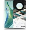 Picasee silikónový prehľadný obal pre Honor Magic5 Lite 5G - Black & White geometry