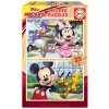 Puzzle Educa Drevené puzzle Mickey a priatelia 2x25 dielikov (8412668188761)