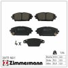 Sada brzdových platničiek ZIMMERMANN 26177.160.1 138×56×16 mm kotúčová brzda