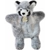 Plyšová panda červená na bábkové divadlo Red Panda Puppet Sweety Mousse Histoire d’ Ours sivá 25 cm od 0 mes