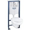 GROHE Solido Set 4v1, modul pre WC, WC Bau Ceramic, tlačidlo Plachta 39499000
