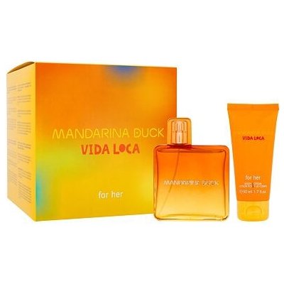 Mandarina Duck Vida Loca dárková sada: EDT 100 ml + tělové mléko 50 ml pro ženy