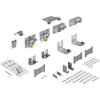 Hettich TopLine L sada kování pro posuvné dveře, 2-dveře 10-16 mm, vpravo