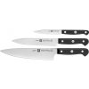ZWL ZWILLING 36130-003-0 Set de 3 Couteaux, Acier Inoxydable, Noir, 34 x 14 x 3 cm Súprava nožov 3 ks