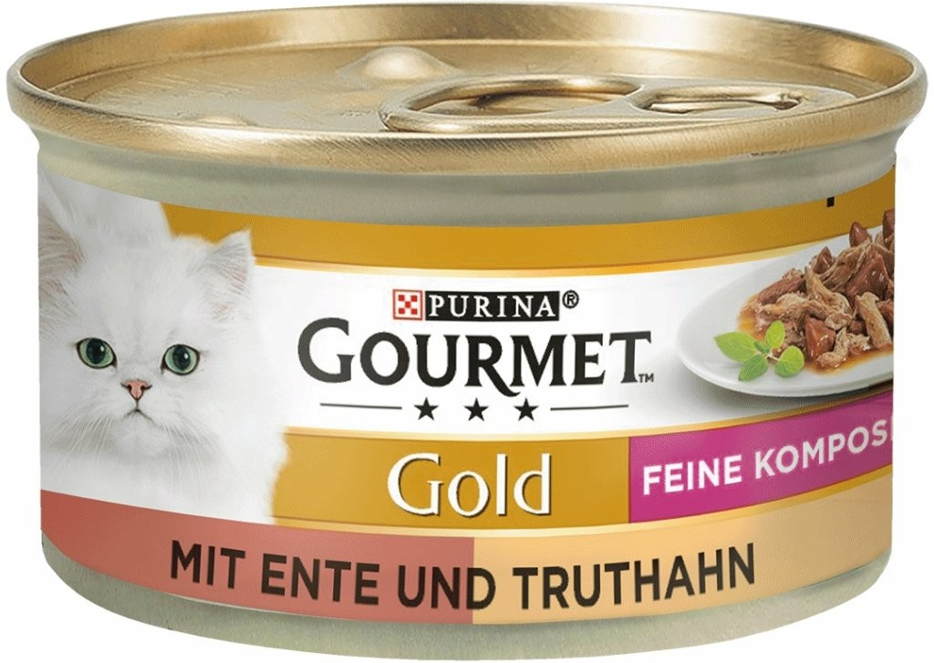 Gourmet Gold s kačacím a morčacím 85 g