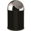 Kinekus Kôš na odpad nerez 8l čierny 