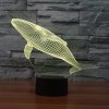 Beling 3D lampa, Veľryba, 7 farebná S391