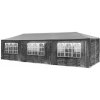Malatec 12873 Záhradný stan, altánok 3x9 m, 8 stien, šedý