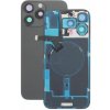 Apple iPhone 16 Pro Max - Sklo Zadného Housingu + Sklíčko Kamery + Kovový Pliešok + Magsafe Magnet (Black Titanium), Black Titanium
