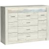 Halmar Komoda INDIANAPOLIS I7 dub craft/biela