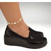 Dámske čierne mokasíny ERRAL