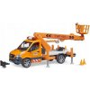 Bruder 2679 MB Sprinter s pracovnou plošinou a svetelným + zvukovým modulom