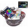 Interlook LED osvetlenie podvozku | Flexibilné RGB pásky | Bluetooth pripojenie s aplikáciou v telefóne | Dĺžka popruhu: 90 cm x 2 a 120 cm x 2