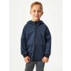 Detská softshellová bunda bez zateplenia elastická Basic, Tm. modročierna - veľ. 98/104