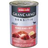 Animonda GranCarno Sensitiv Adult - Hovädzie s ryžou Množstvo v kg: 800g