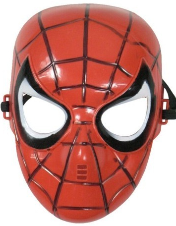 maska Spiderman červený