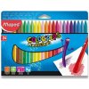Plastové farebné ceruzky Maped Color'Peps Plasticlean 24 farieb, trojhranné -