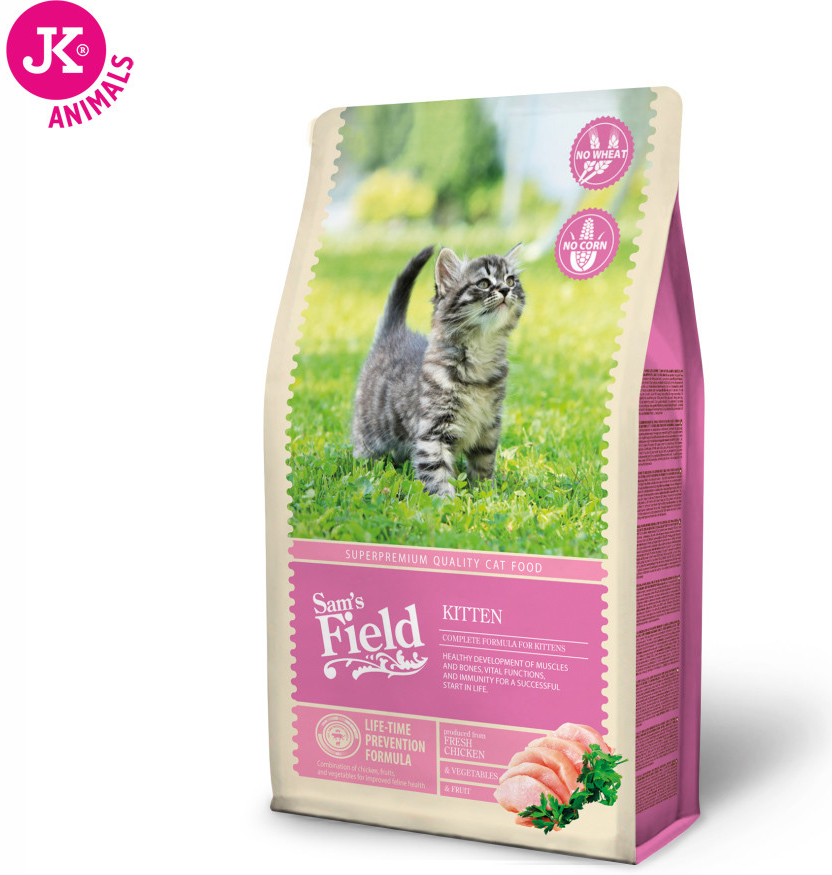 Sams Field Cat Kitten superprémiové granule 2,5 kg