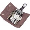 Kľúčenka Bullcaptain Kožené Puzdro na kľúče Hnedá