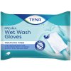 Tena Wet Wash Gloves vlhčené rukavice na umývanie, neparfumované, 8 ks