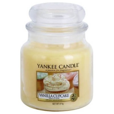 Yankee Candle Vonná sviečka Classic strednej Vanilla Cupcake 411 g