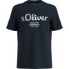 Pánske tričko s.Oliver, LOGO T-NOOS tmavo modrá,biela, XXXL