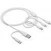 Kabel USB A + USB type C / USB type C + USB Micro B + Lightning 1.2m AK-USB-52