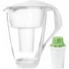 Prémiová filtračná kanvica GLASS Ion Pitcher Biela