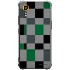 Picasee silikonový černý obal pro Samsung Galaxy Xcover 7 - Block Grid