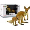 Lean Toys Sada figúrok zvieratiek - Kengury