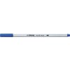 Vláknová fixka, STABILO Pen 68 brush, kráľovská modrá