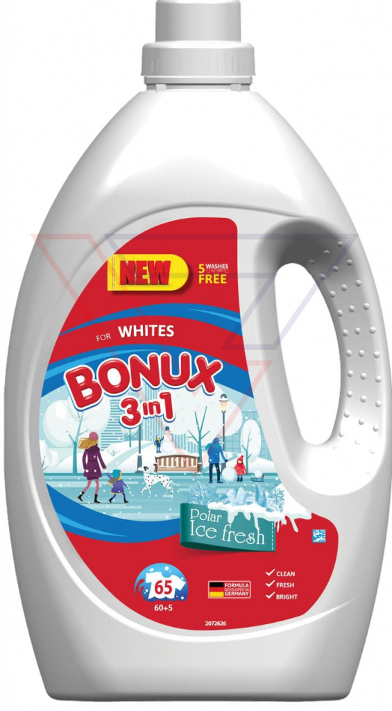 Bonux Gél white Polar Ice Fresh 65 PD 3,575 l