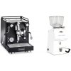 La Pavoni Cellini Classic, black + Ascaso H64, white