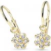 Cutie Jewellery zlaté detské náušnice C2746-10-X-1 svetlo ružová