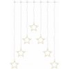 EMOS SK s.r.o. LED vianočný záves – 7 hviezd, 67x125 cm, vonkajší aj vnútorný, teplá biela - DCGW14